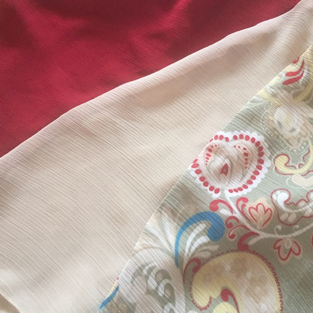 Strapless top: silk patchwork - Picture 4 of 4